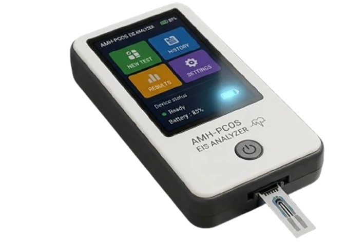 Portable Hormone Analyser device mockup